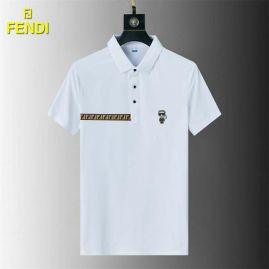 Picture of Fendi Polo Shirt Short _SKUFendiM-3XL12yx0420192